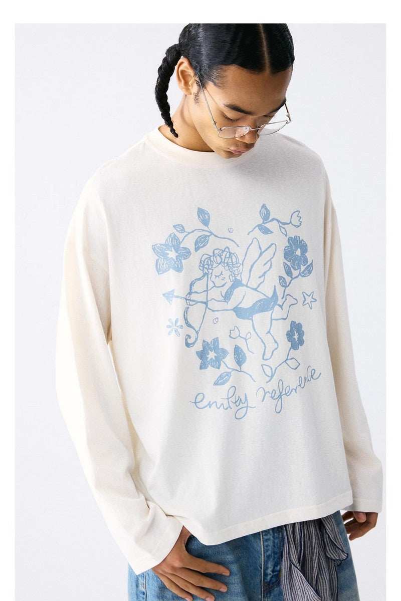 Snowflake Angel Floral Tee - Empty Reference