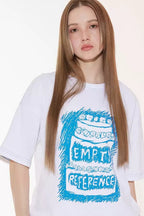White Soft Graphic Lounge Tee