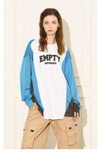 Colorblock Mesh Graphic Jersey Tee - Empty Reference