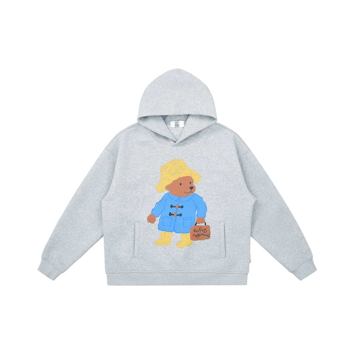 Teddy Briefcase Graphic Hoodie - Empty Reference