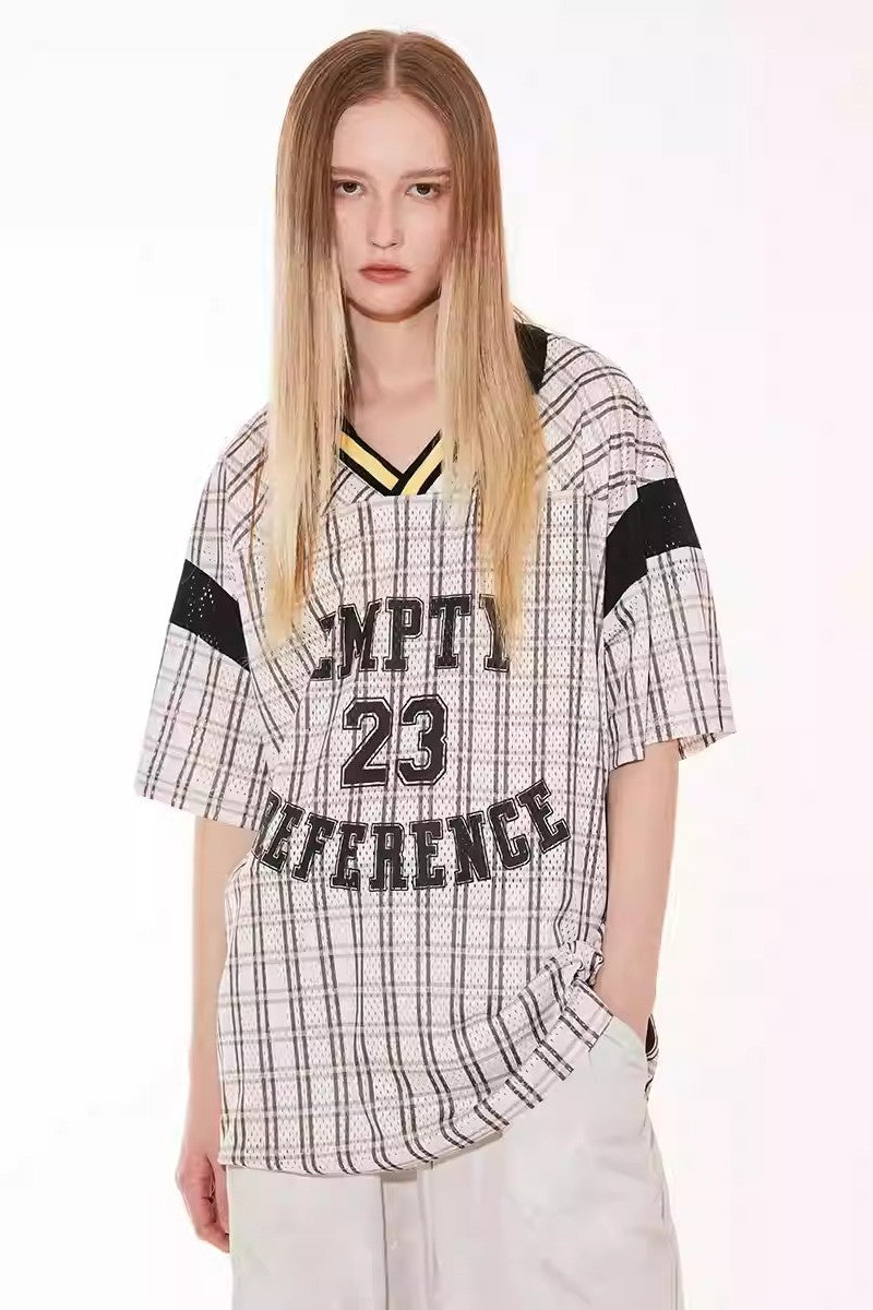 Number Stripe Logo Polo