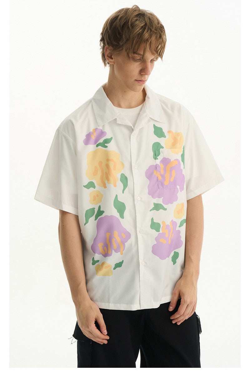 Floral Cuba Vacation Shirt - Empty Reference