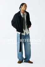 Black Belt Ruched Jacket