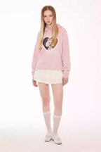 Lace Heart Dog Hoodie - Empty Reference