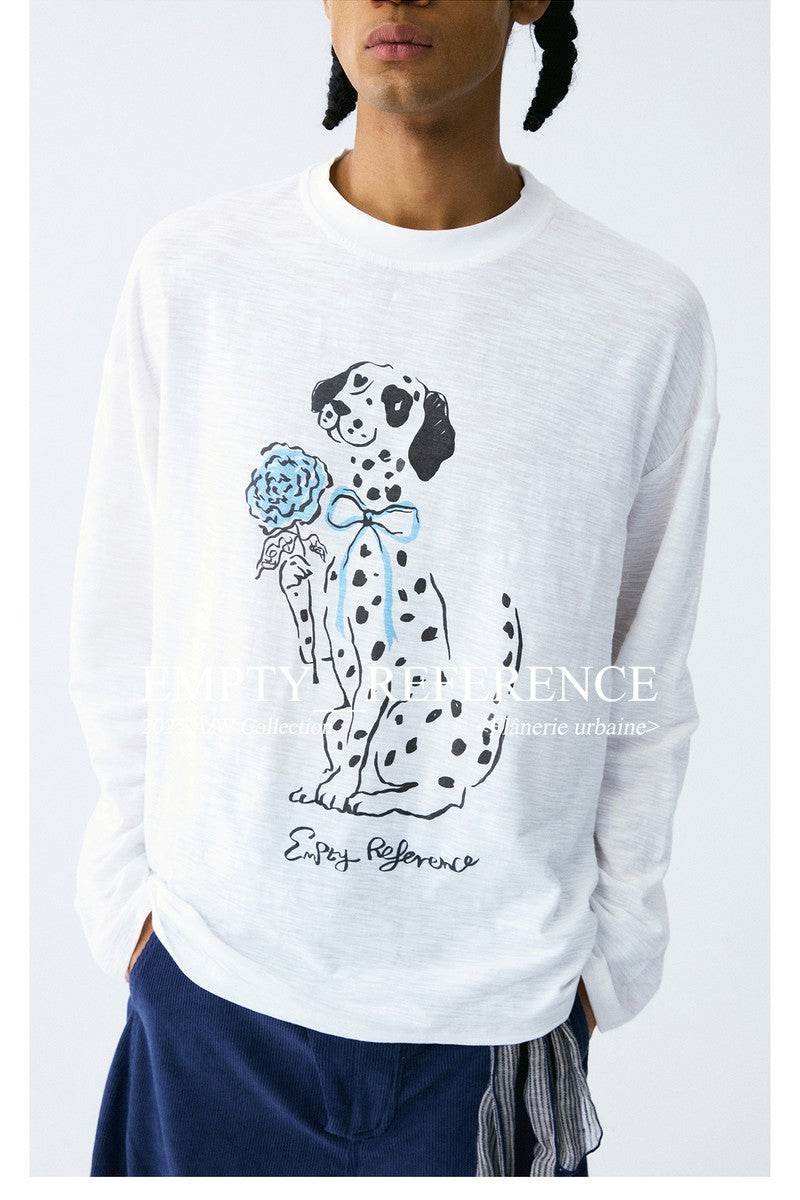 Dalmatian Rose Graphic Tee - Empty Reference