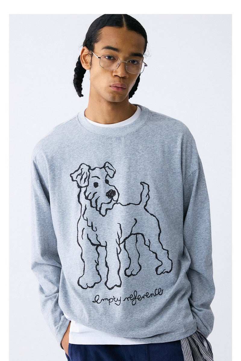 Snowflake Fox Terrier Tee - Empty Reference