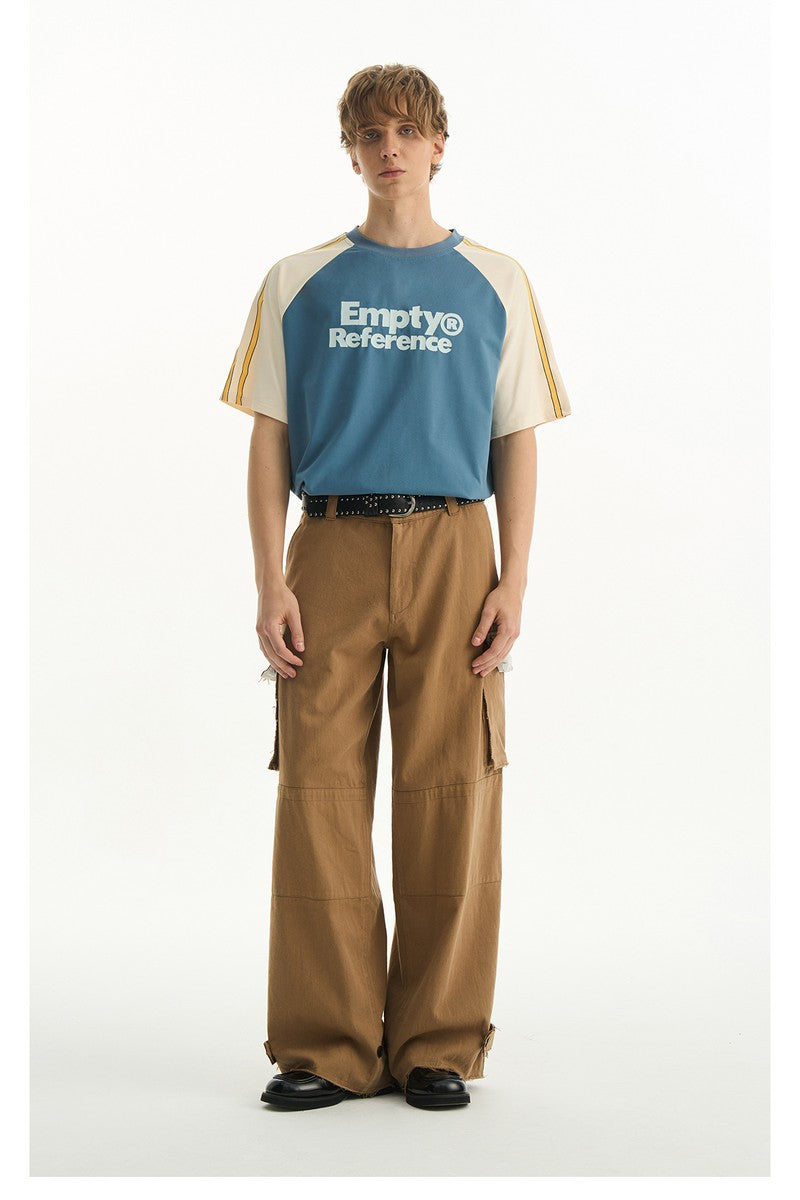 Blue Raglan Cooling Graphic Tee