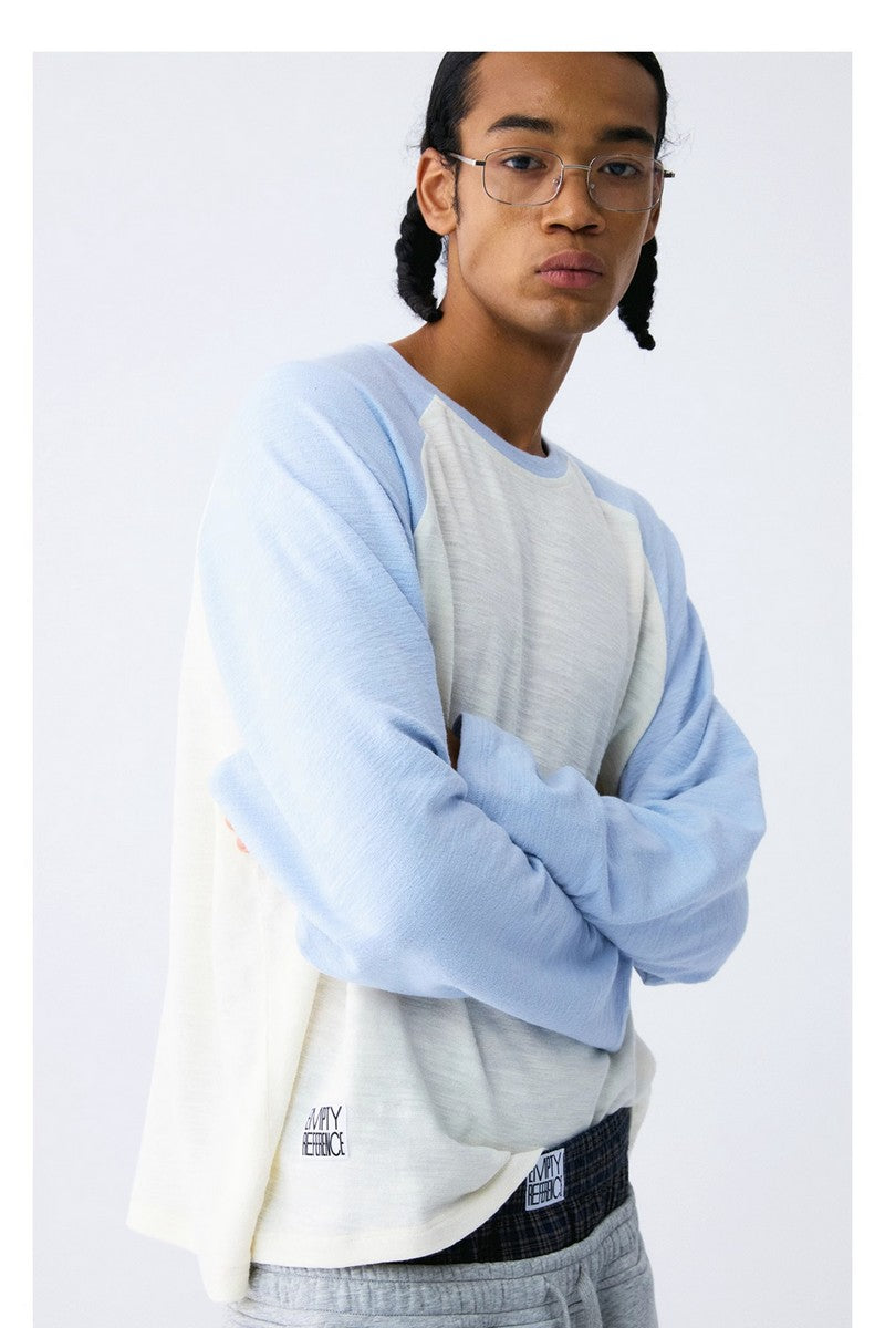 Striped Raglan Sleeve Tee