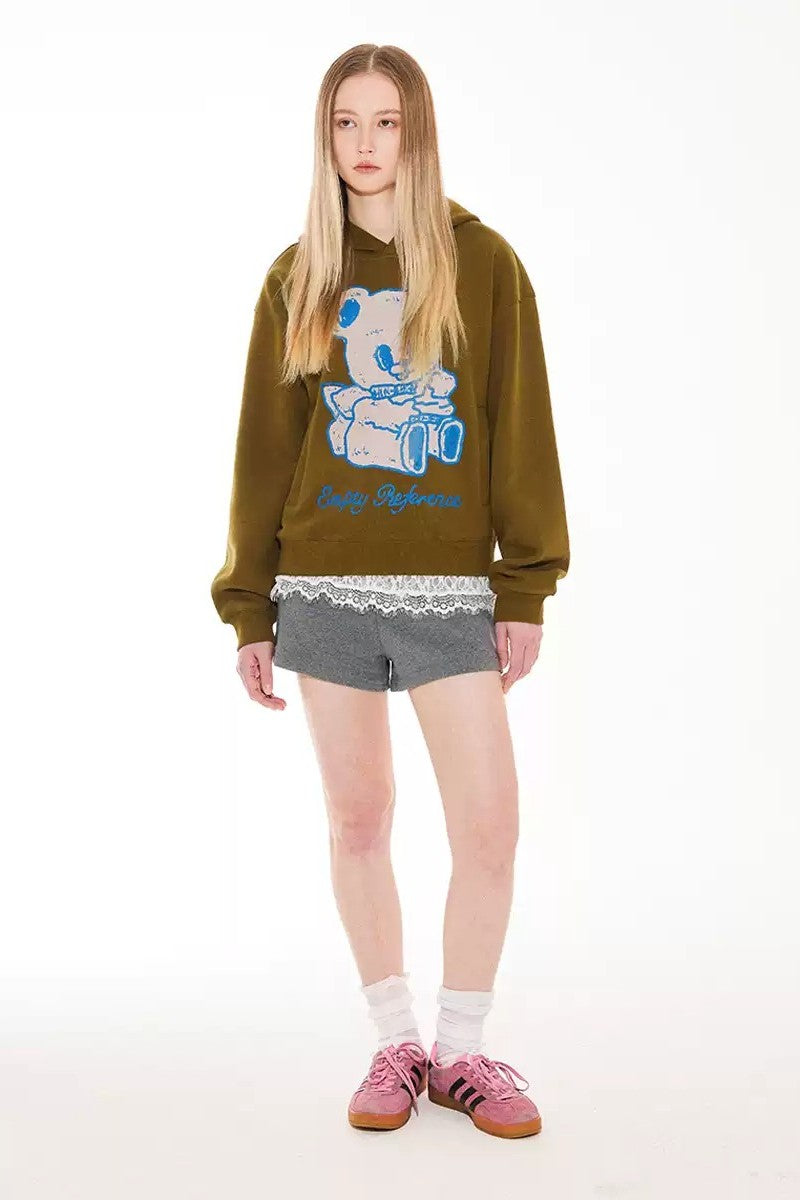 Angel Bear Graphic Hoodie