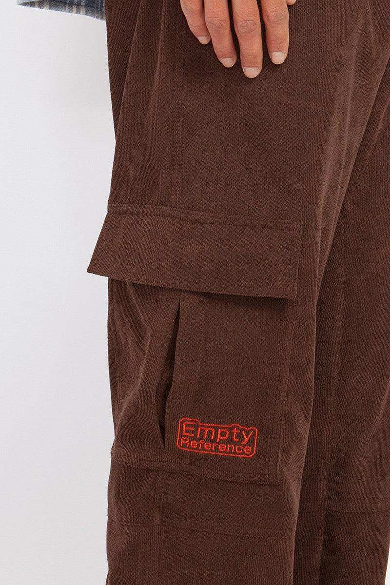 Colorblock Embroidered Corduroy Pants - Empty Reference