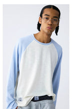 Striped Raglan Sleeve Tee