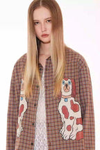 Dalmatian Plaid Shirt - Empty Reference