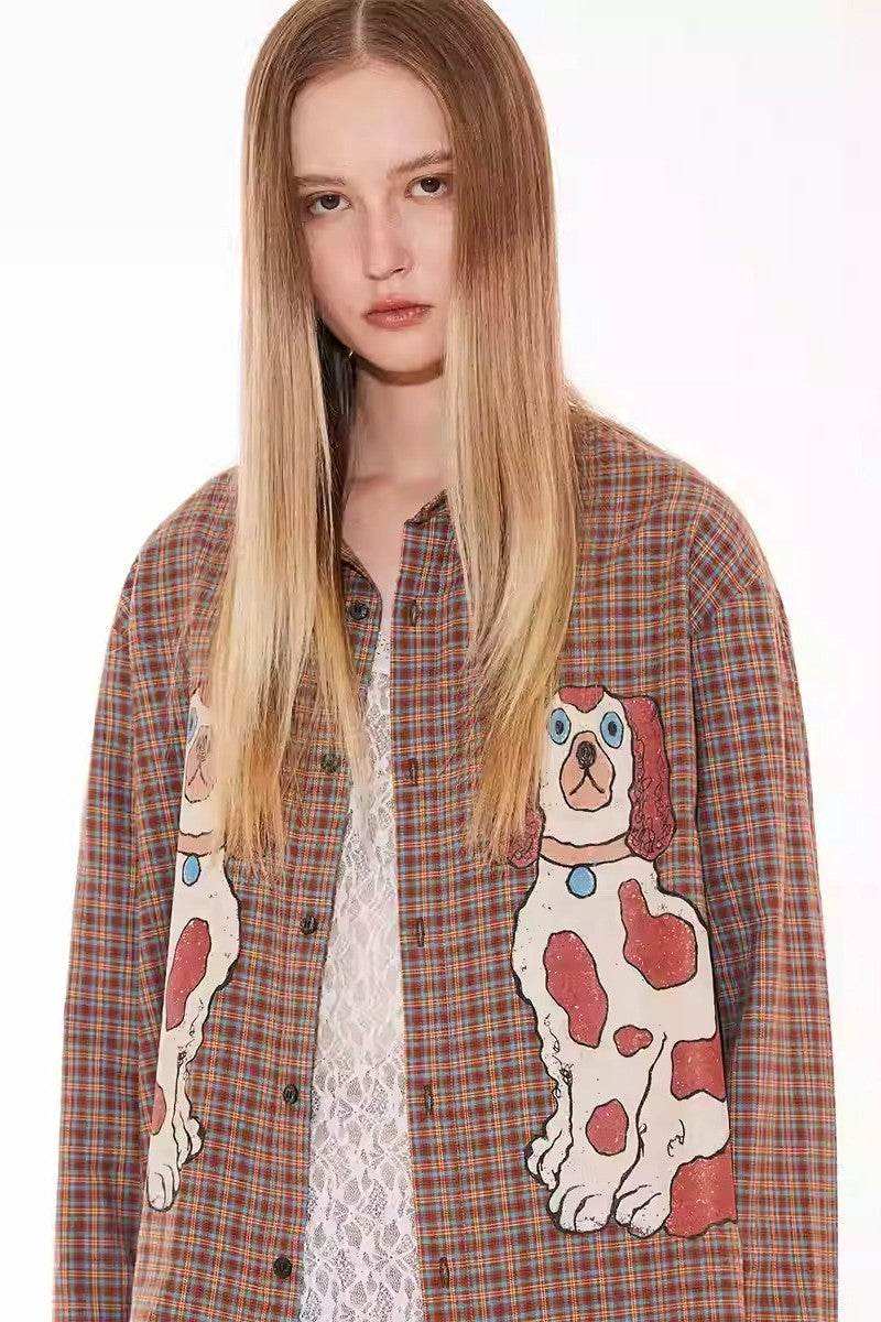 Dalmatian Plaid Shirt - Empty Reference