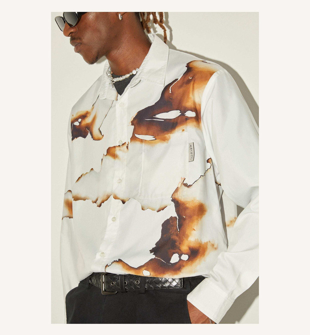 Ash Print Vintage Shirt - Empty Reference