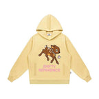 Deer Letter Graphic Hoodie - Empty Reference