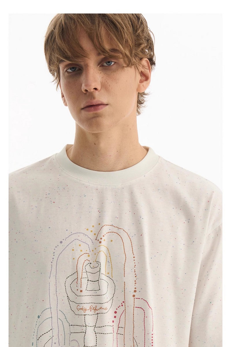 Color Fountain Graphic T-Shirt