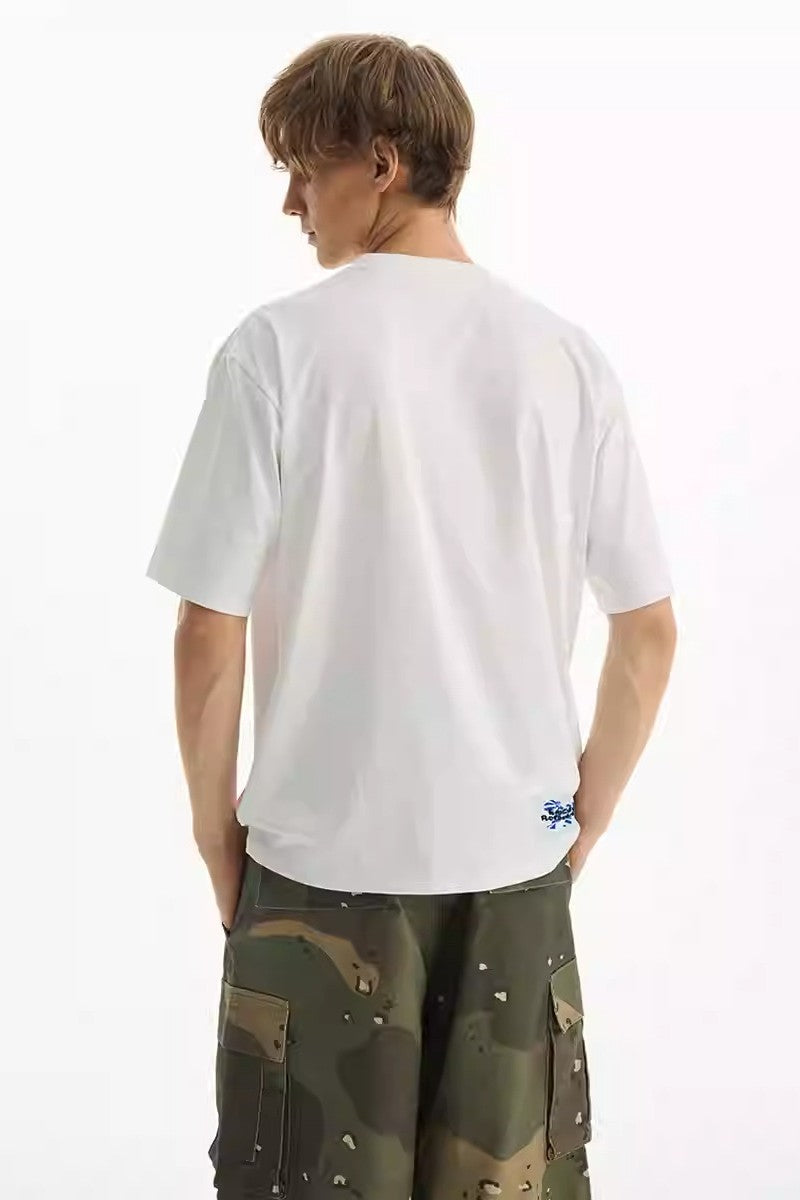 Cooling Relaxed White Tee