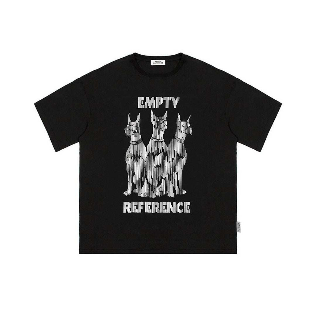 Doberman Mech Line Art Tee - Empty Reference