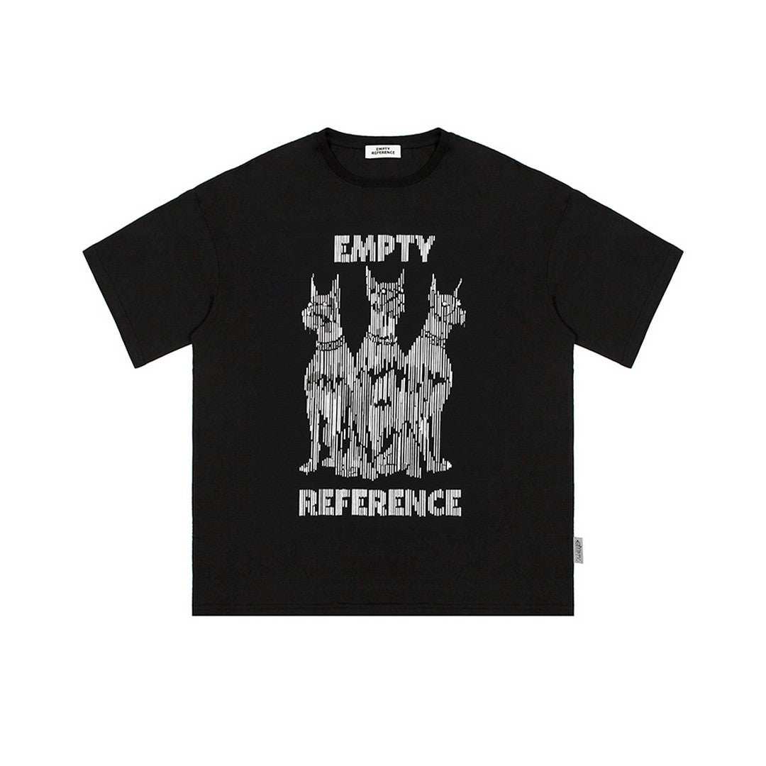 Doberman Mech Line Art Tee - Empty Reference