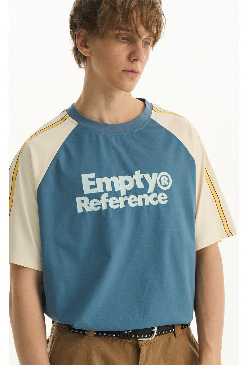 Blue Raglan Cooling Graphic Tee