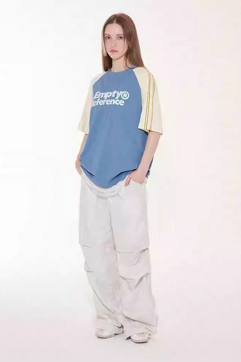 Blue Raglan Cooling Graphic Tee
