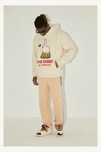 Thinking Bunny Graphic Hoodie