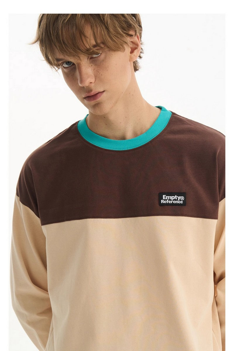 Letter Patch Contrast Tee
