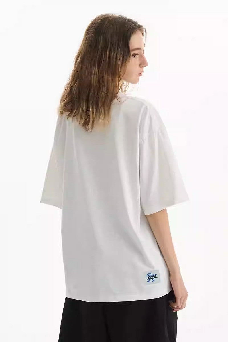Cooling Relaxed White Tee