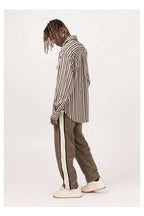 Brown Plaid Velvet Trousers - Empty Reference