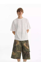 Camo Panel Straight Shorts - Empty Reference