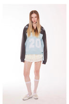 Star Letter Patchwork Hoodie