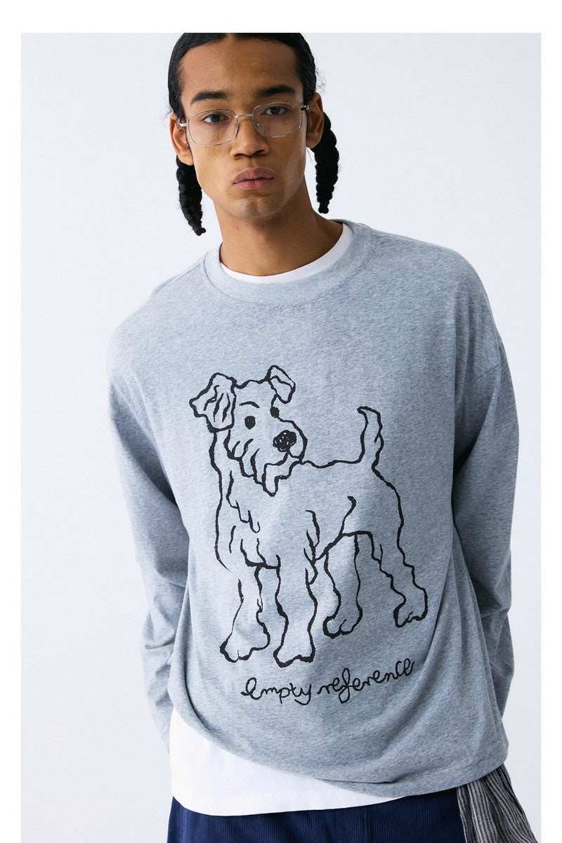 Snowflake Fox Terrier Tee - Empty Reference
