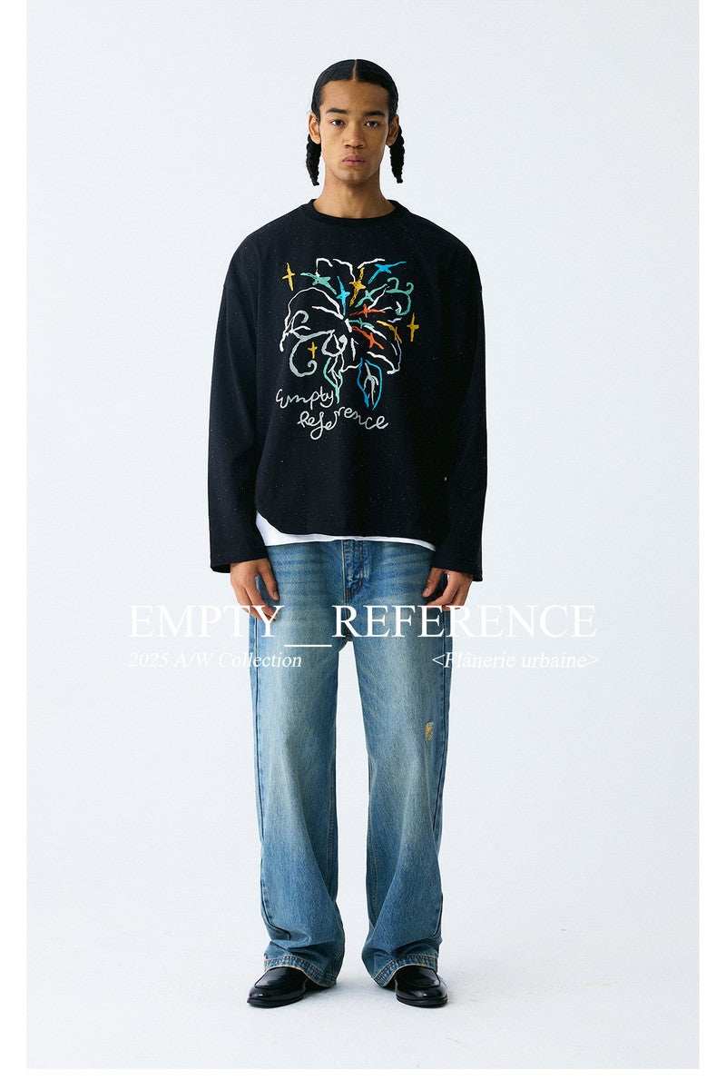 Floral Dot Jacquard Tee - Empty Reference