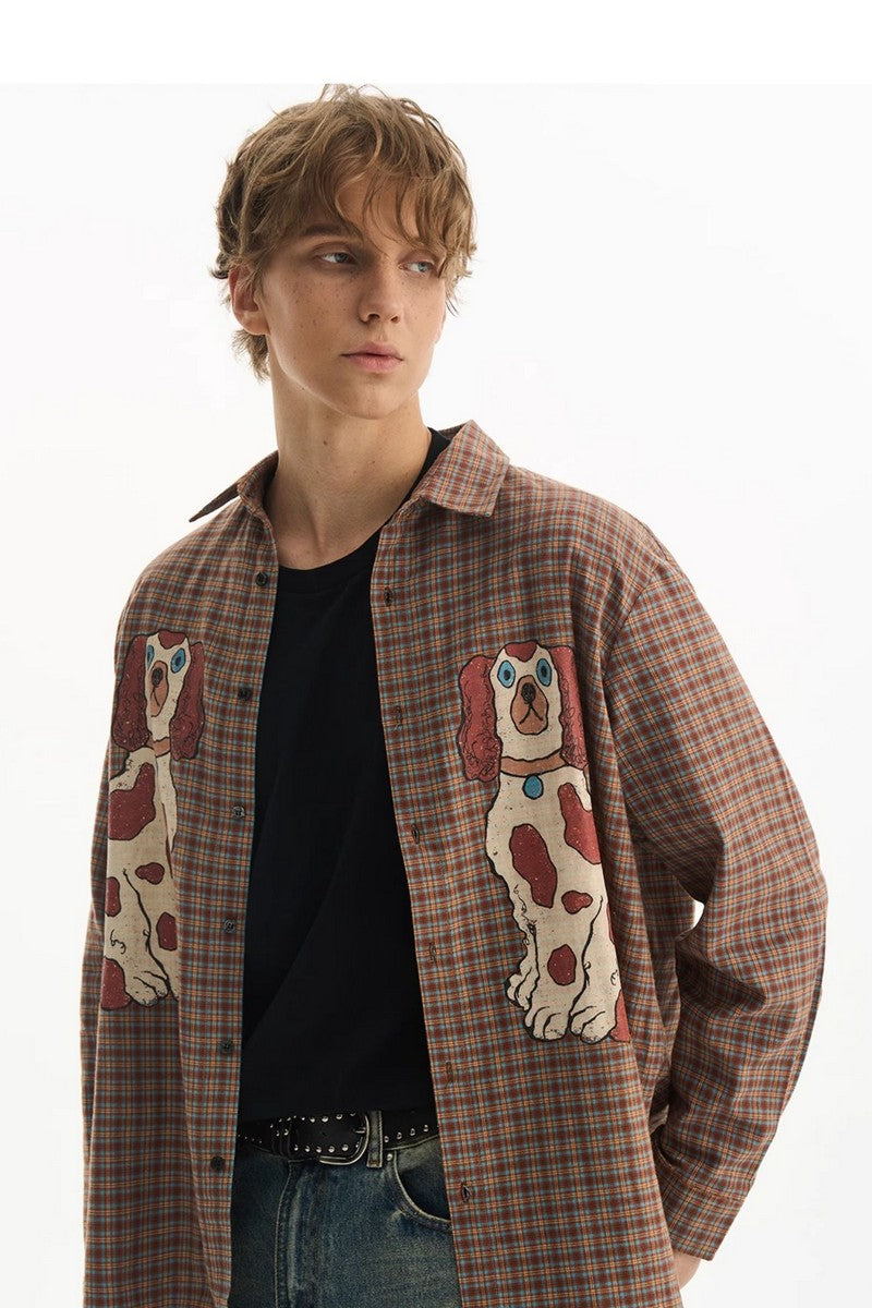 Dalmatian Plaid Shirt