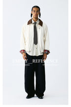 Plaid Corduroy Casual Jacket
