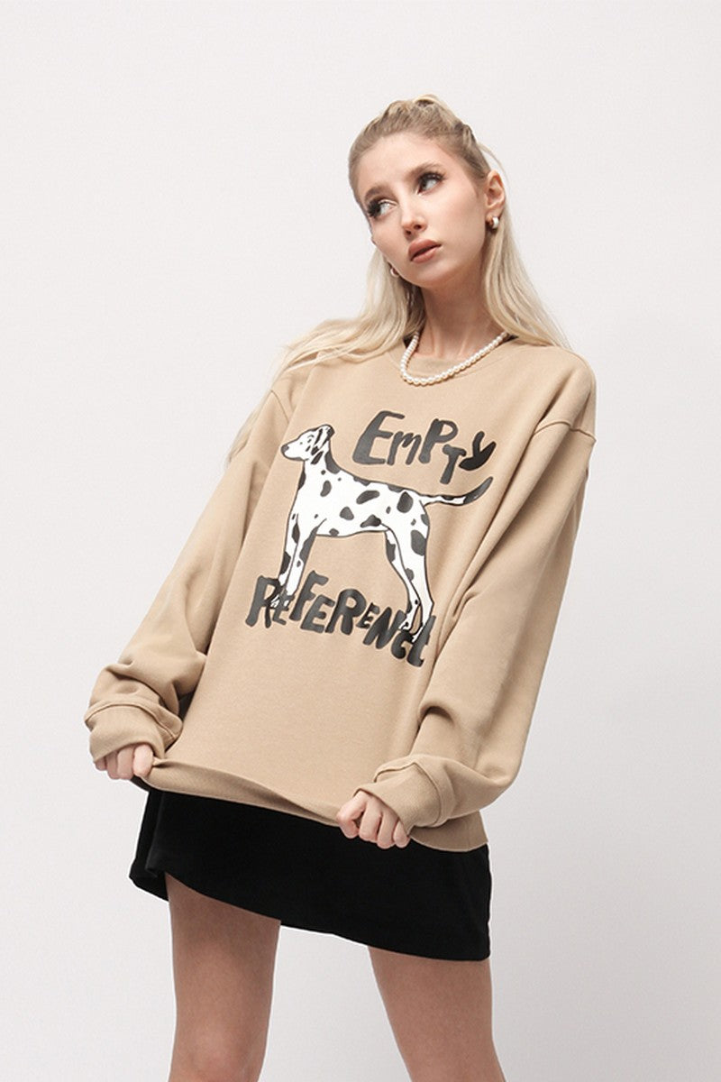 Dalmatian Graffiti Crewneck Sweatshirt