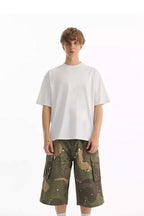 Camo Panel Straight Shorts - Empty Reference