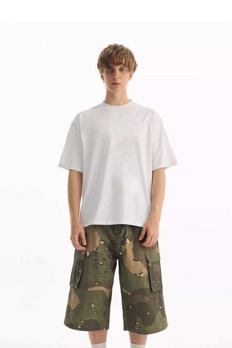 Camo Panel Straight Shorts - Empty Reference