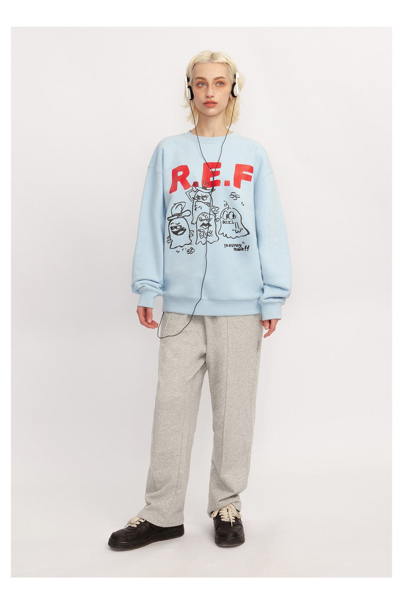 Ghost Graffiti College Hoodie
