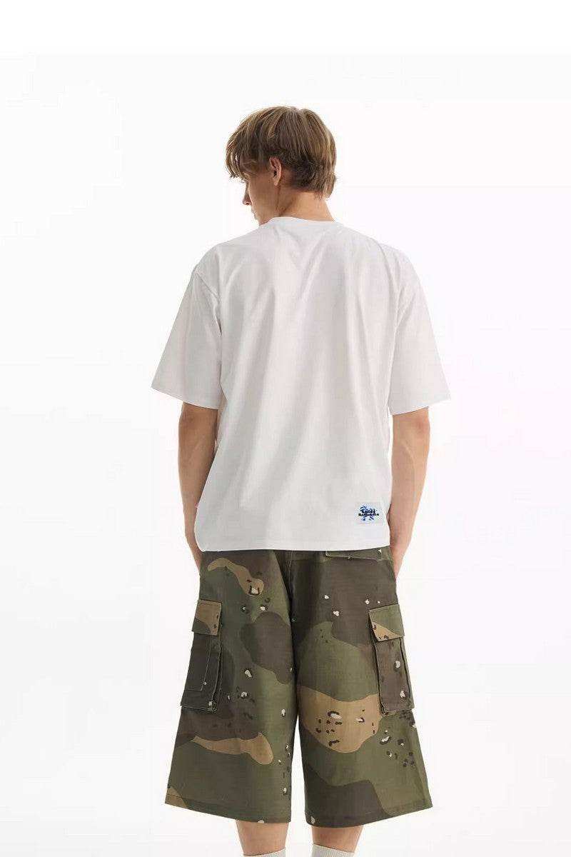 Camo Panel Straight Shorts - Empty Reference