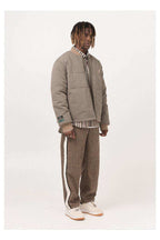 Brown Plaid Velvet Trousers - Empty Reference