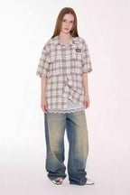 Textured Plaid Pocket Shirt - Empty Reference