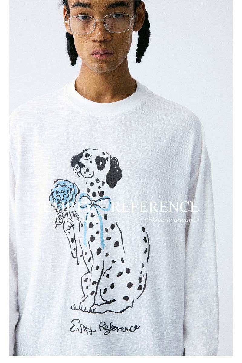 Dalmatian Rose Graphic Tee - Empty Reference