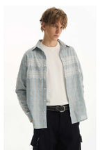 Lace Trim Plaid Shirt - Empty Reference