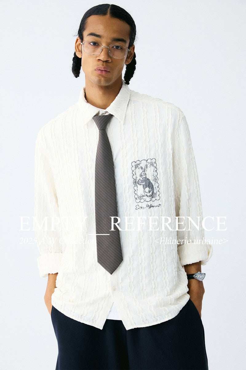 Striped Bunny Garden Shirt - Empty Reference