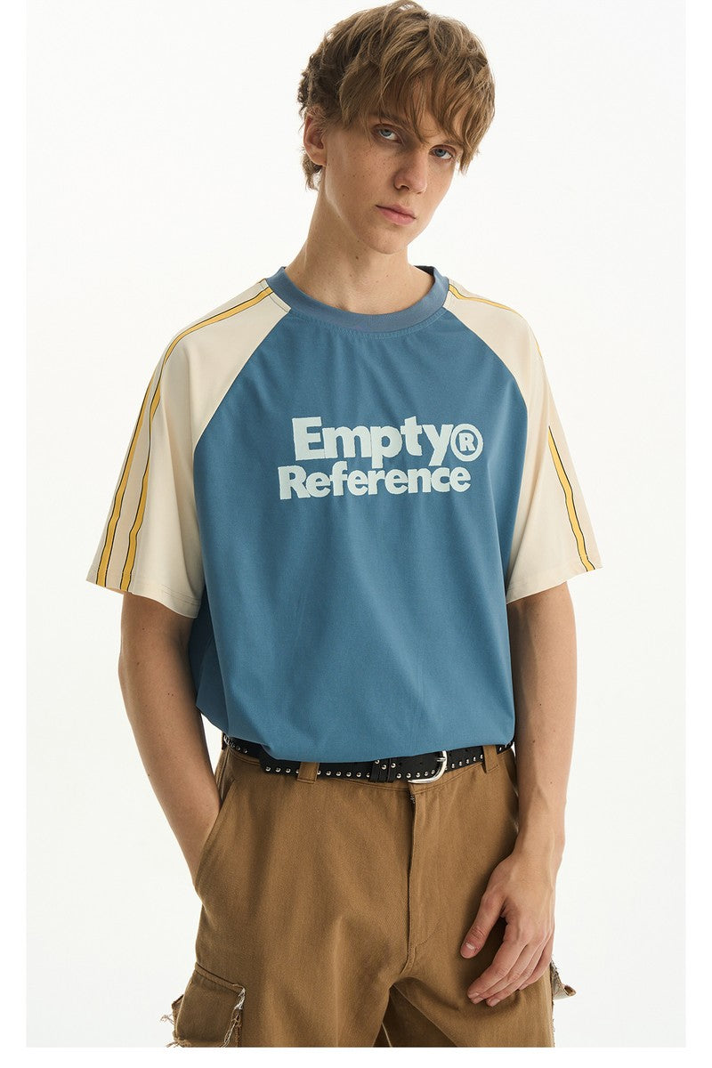 Blue Raglan Cooling Graphic Tee