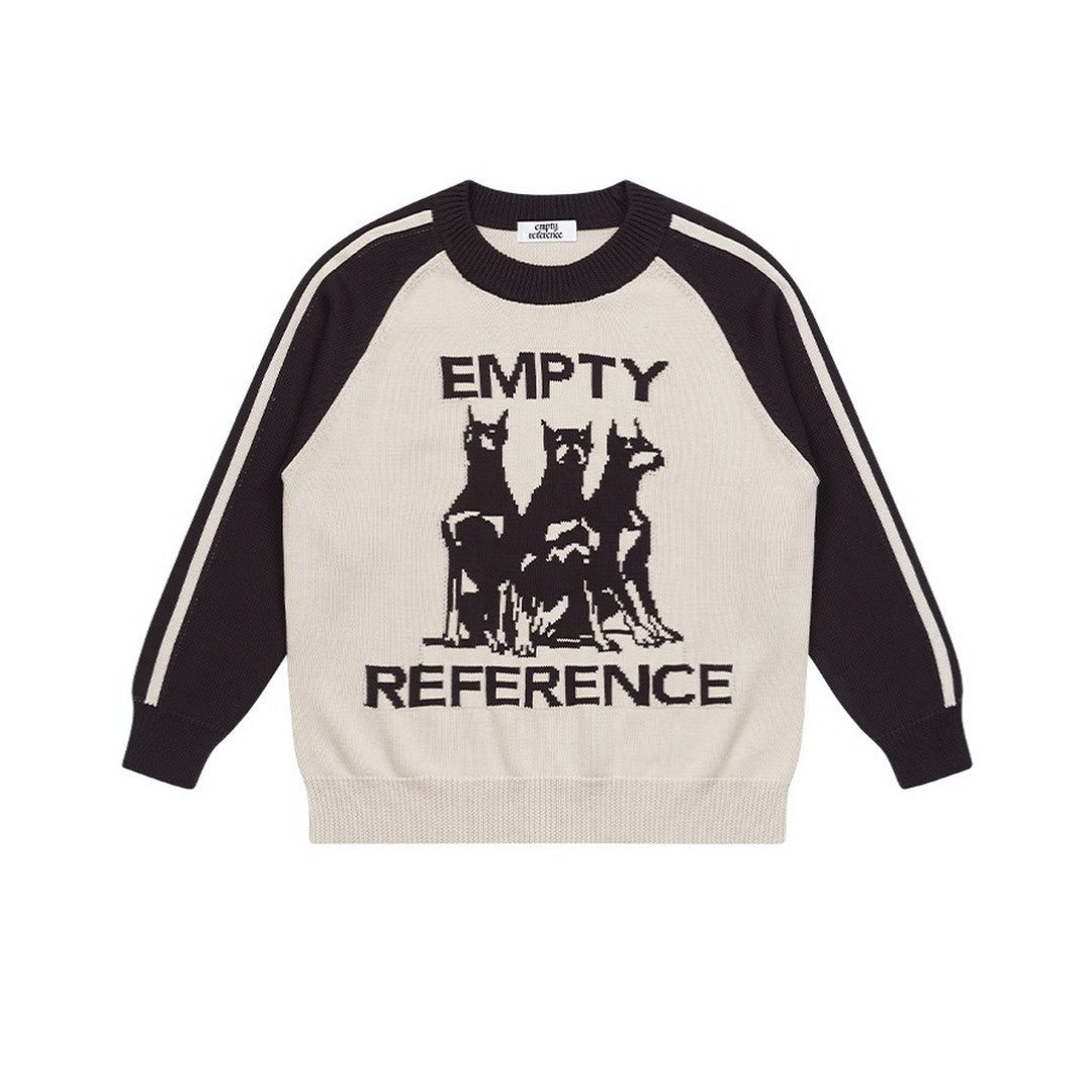 Doberman Raglan Stripe Sweater
