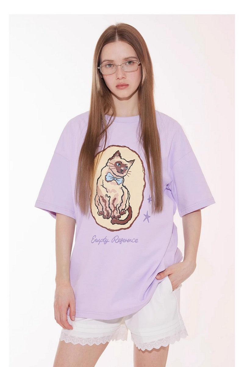 Siamese Cat Graphic Tee