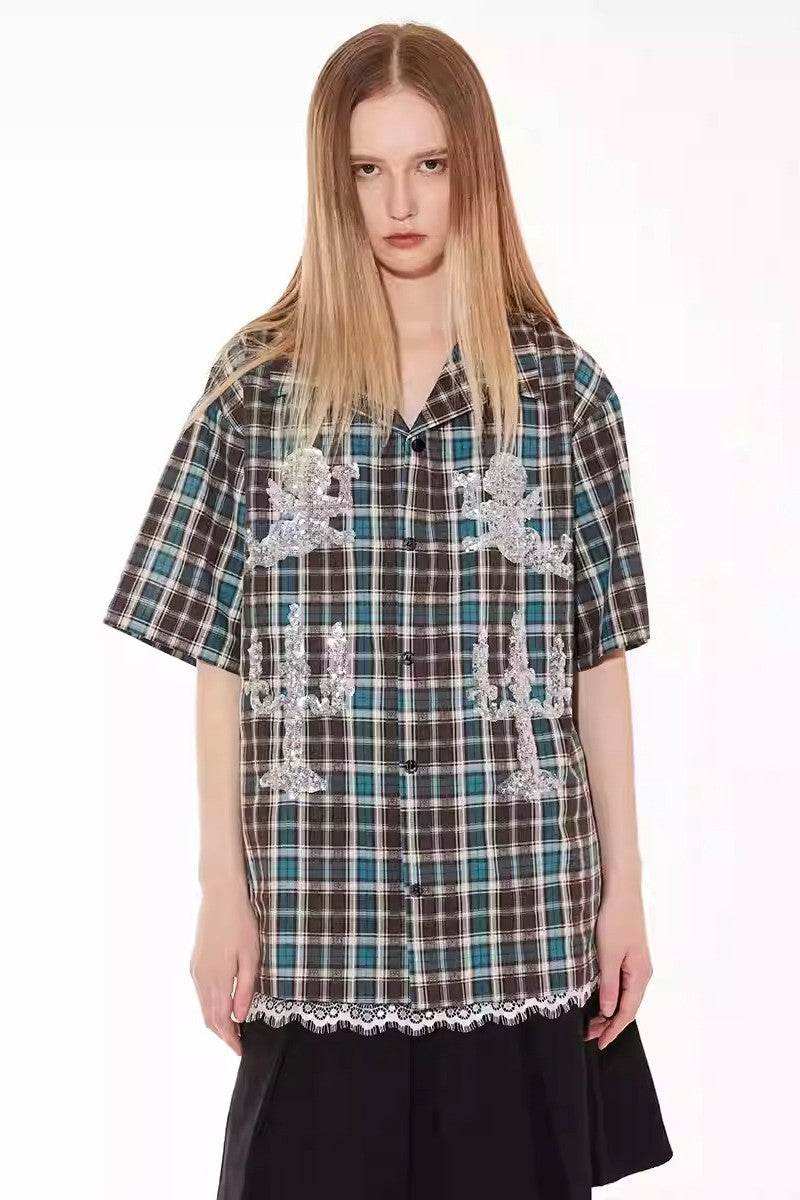 Angel Candle Sequin Shirt - Empty Reference