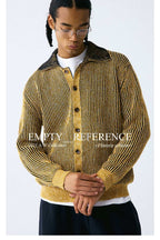 Vintage Stripe Knit Cardigan - Empty Reference